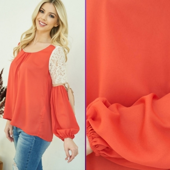 Rye Tops - ❤️New handmade lace detail top